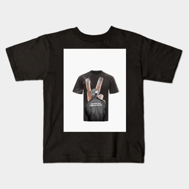 like boys for peace? Kids T-Shirt by ephemeral city and cloth
